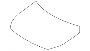 Infiniti QX30 17 bare hood