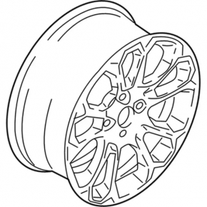 Wheel disk R17 Ford Ecosport 18-22