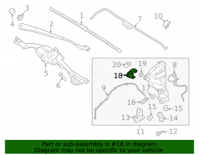 Washer reservoir neck for Land Rover Range Rover Velar 18-23 2 parts