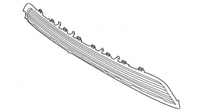 Land Rover Range Rover Velar 18-20 front bumper lower grille for cruise control