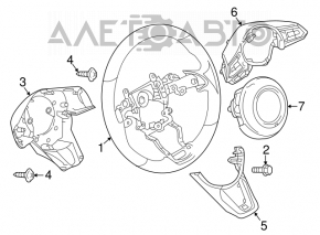 Mazda CX-9 steering wheel controls 16-21