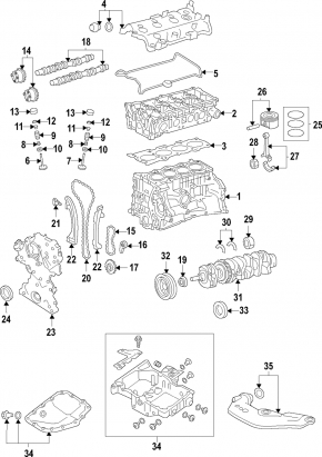 Nissan Rogue 21-23 piston