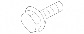 Crankshaft Pulley Bolt Infiniti Q50 14-15 3.7 VQ37VHR