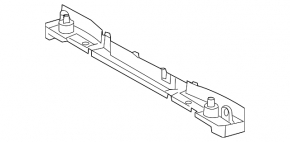 Upper radiator deflector Toyota Prius 30 10-15