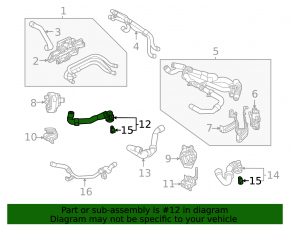 Cooling pipe Volkswagen ID.4 21-23 with sensor