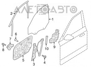 Door panel inner front left Volvo XC90 16-22