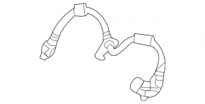 Brake hose front left Volvo XC40 19-25