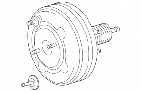 Vacuum booster Toyota Camry v55 15-17 usa