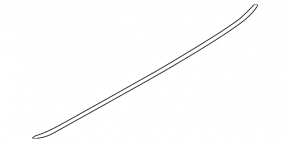 Roof molding right Mini Cooper F56 3d 14-24