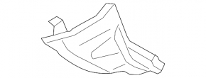 Front left lower fender liner BMW 6 F06 F12 12-18 M package