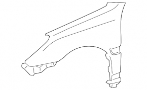 Front left fender Lexus ES300 ES330
