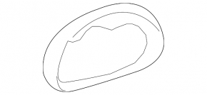 Instrument cluster cover for Toyota Rav4 06-12