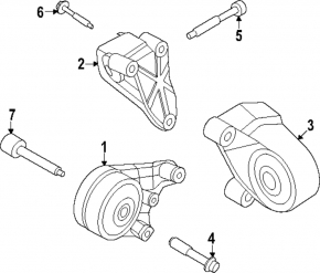 Rear right rear engine mount for Nissan Ariya 23-25 AWD