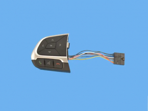Steering wheel control buttons left Jeep Renegade 15-23 gray