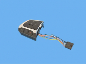 Steering wheel control buttons left Jeep Renegade 15-23 gray