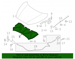 Nissan Kicks 18-25 Hood Insulation