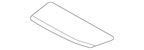 Subaru Forester 19-24 SK black center dashboard trim, under display, scratches