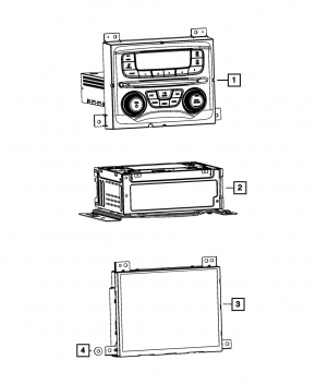 Dodge Dart 13-15 Radio Tape Recorder