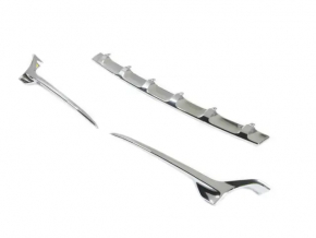 Jeep Grand Cherokee WL 22-26 Chrome Grille Molding Kit, Type 2