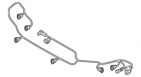 Audi Q5 80A 21-24 Front Bumper Wiring for Parking Sensors