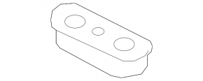 Left lower trunk lid bumper for Kia Optima 16-20