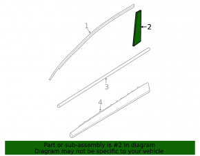 Front left side door trim for Kia EV6 22-24