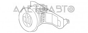 Rear left door buzzer Lexus RX350 RX450h 16-22