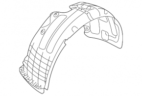 Front left fender liner Hyundai Tucson 22-24 2.5 USA