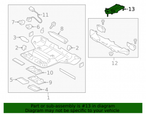 Subaru Outback 15-19 windshield camera bracket