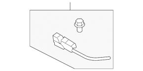 Hood lock for Audi Q5 8R 09-17