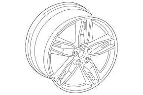 Wheel disk R19 Audi A3 8V 15-20 5 single spokes