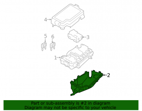 Underhood fuse box housing Hyundai Ioniq 20-22 HEV, PHEV