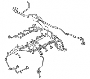 Porsche Cayenne 958 11-14 Engine Wiring