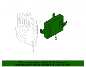 Body Control Module Kia Optima 11-13 broken mount