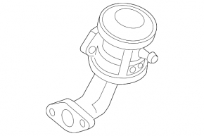 Left EGR valve for Porsche Cayenne 958 11-17 Hybrid