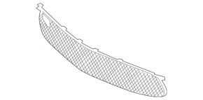 Mercedes A-class V177 19-22 front bumper lower grille for radar