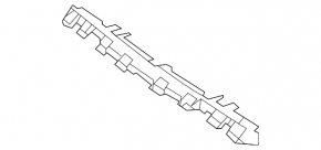 Front bumper bracket, central lower, Mercedes W213 E 21-23