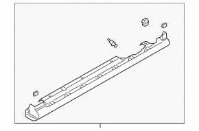 Right threshold Mazda6 03-05 SPORT