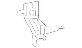 Front right fender bracket for Porsche Cayenne 19-26