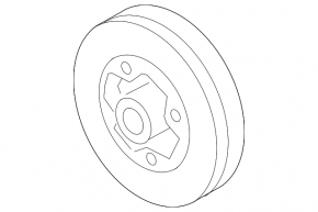 Torsional vibration damper BMW 5 G30 18-19 N63B44C 4.4T AWD