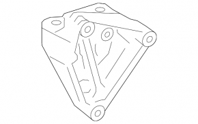 Engine mount bracket right upper Toyota Prius 30 10-15