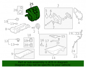 Intake manifold GMC Terrain 10-17 2.4