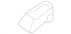 Radiator bracket lower right BMW X3 F25 11-17