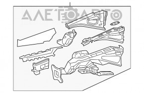 Mercedes W211 front left quarter without mudguard