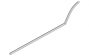 Door seal on the threshold left Volvo XC60 18-23