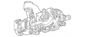 Rear differential gearbox Buick Encore 13-16