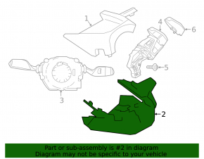 BMW i3 14-20 Steering Column Frame Gray