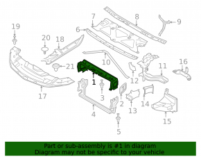 Upper radiator deflector BMW 7 G11 G12 21-22 B58, N63