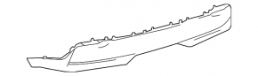 Lexus NX300h 15-21 rear bumper lip structure