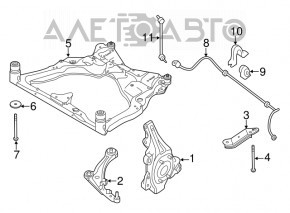 Front subframe Nissan Murano z52 19- FWD
